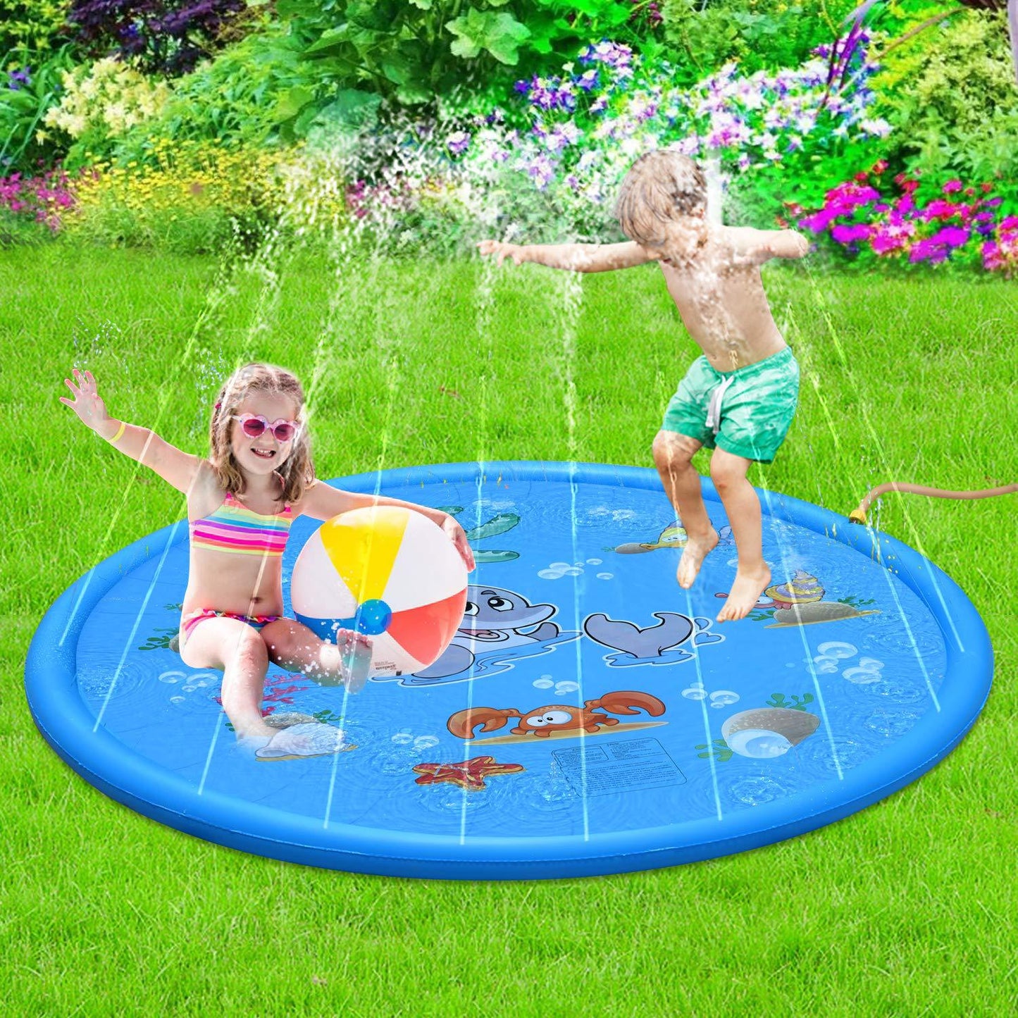 Durable Children's Water Spray Pool Mat