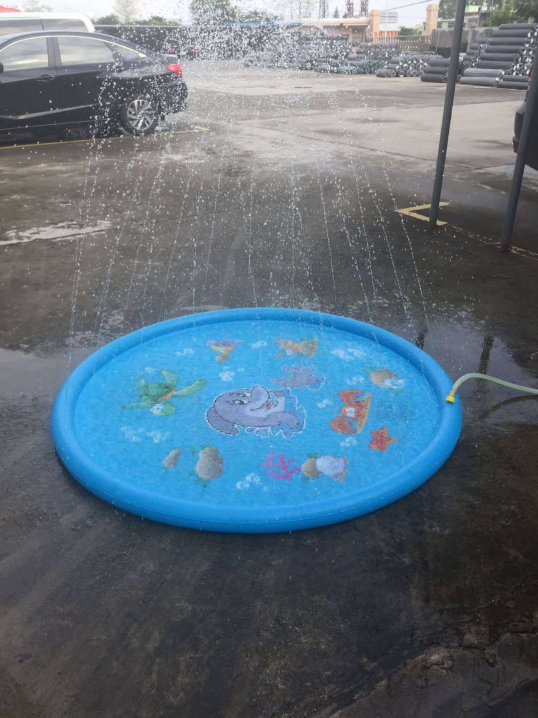 Durable Children's Water Spray Pool Mat
